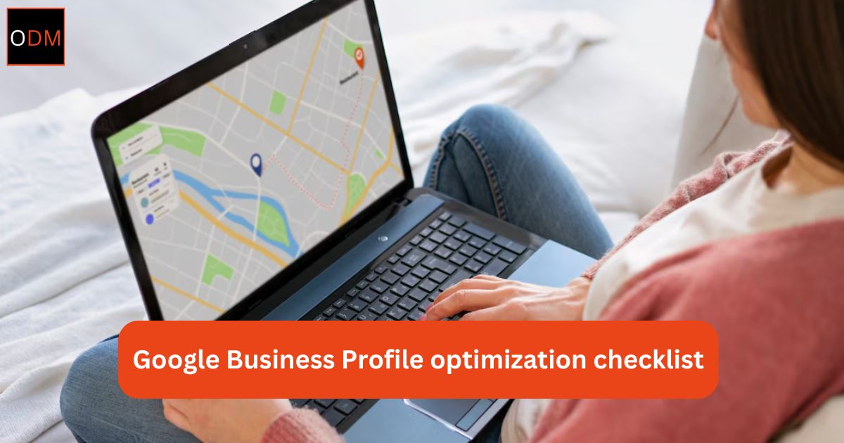 Google My Business Profile optimization checklist