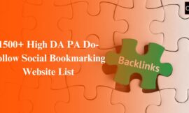 1000+ High DA Social Bookmarking Websites List 2025