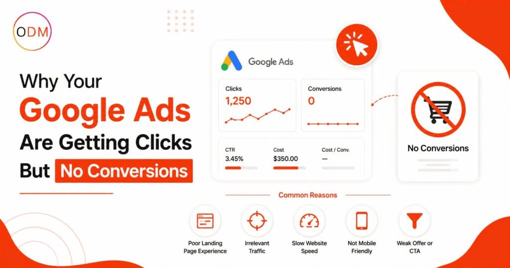 Why Your Google Ads Are Getting Clicks But No Conversions